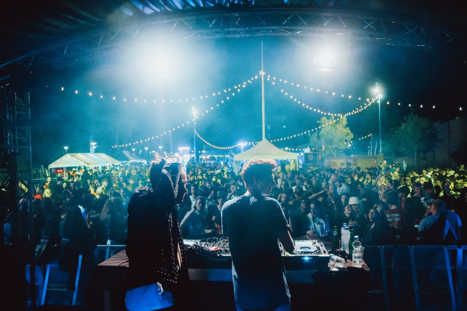 Photo of the festival podium