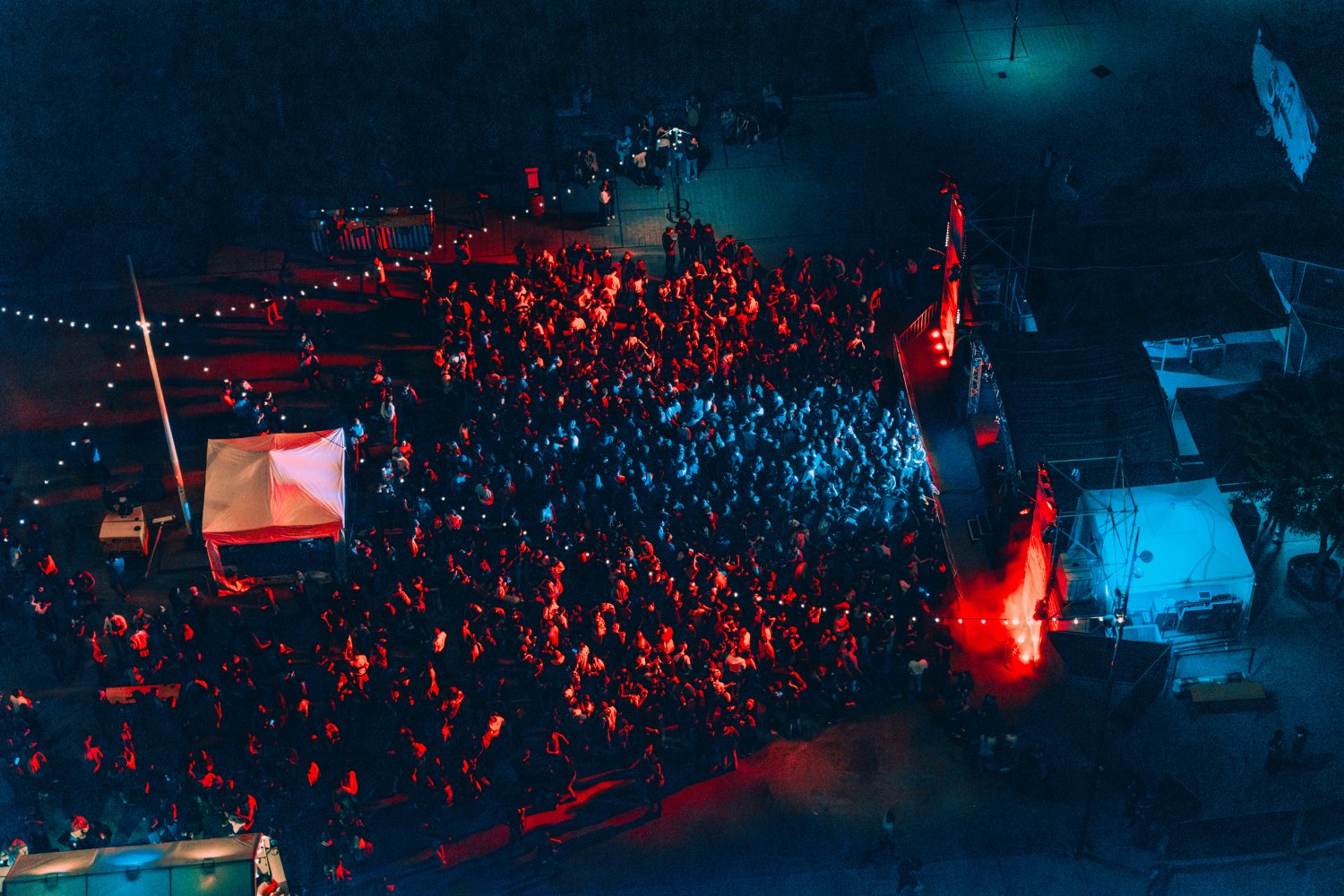 Photo of the festival from above